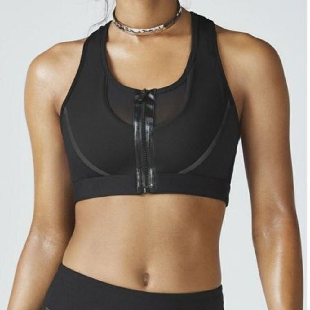 Fabletics Emmy Sport Bra UPF 50 Black XS